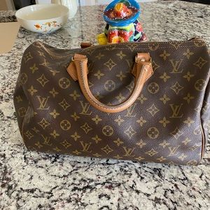 Louis Vuitton Speedy 35 Rare Vintage